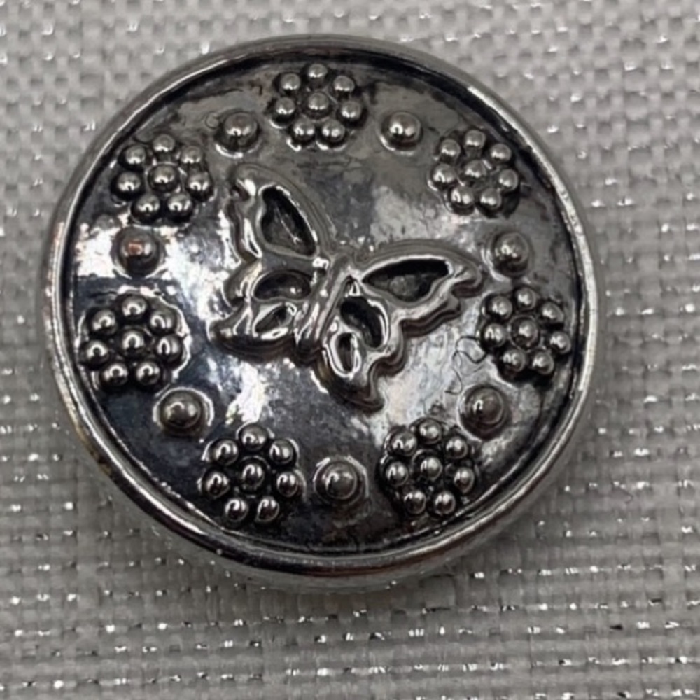 💗BUTTERFLY Snap Button Charm - 18mm/20mm